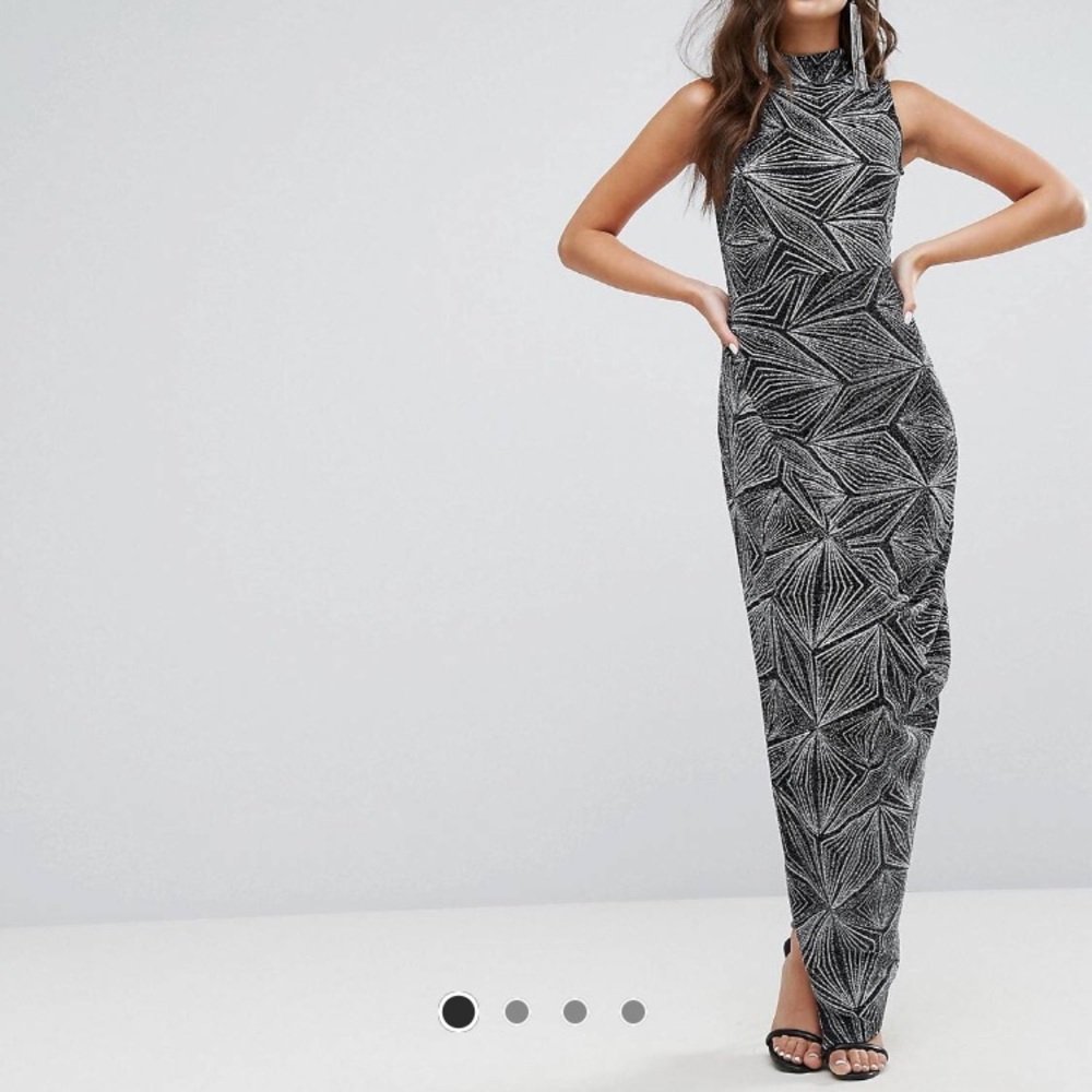 High neck drape dress from ASOS.